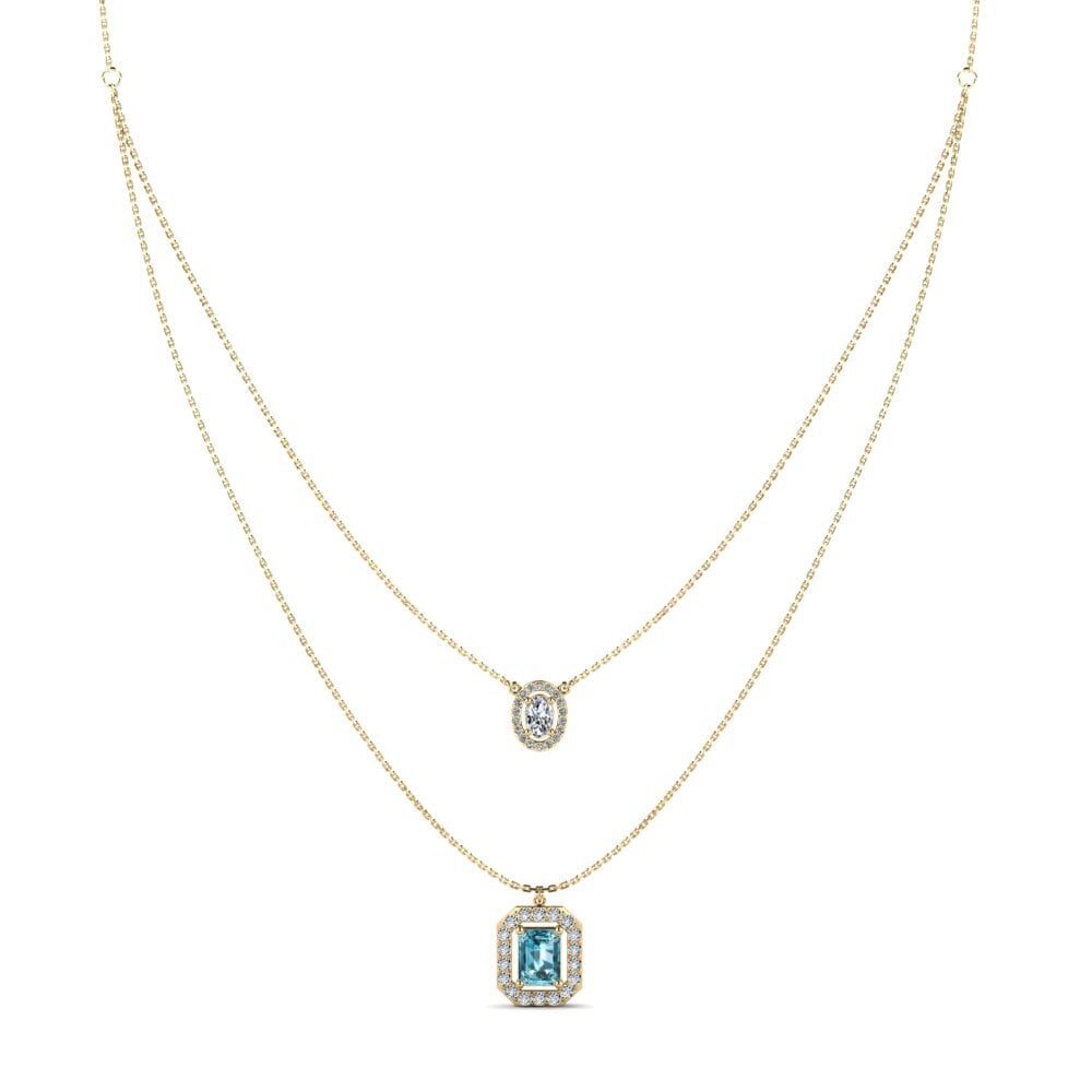 Blue Zircon Women's Necklace Bistrom