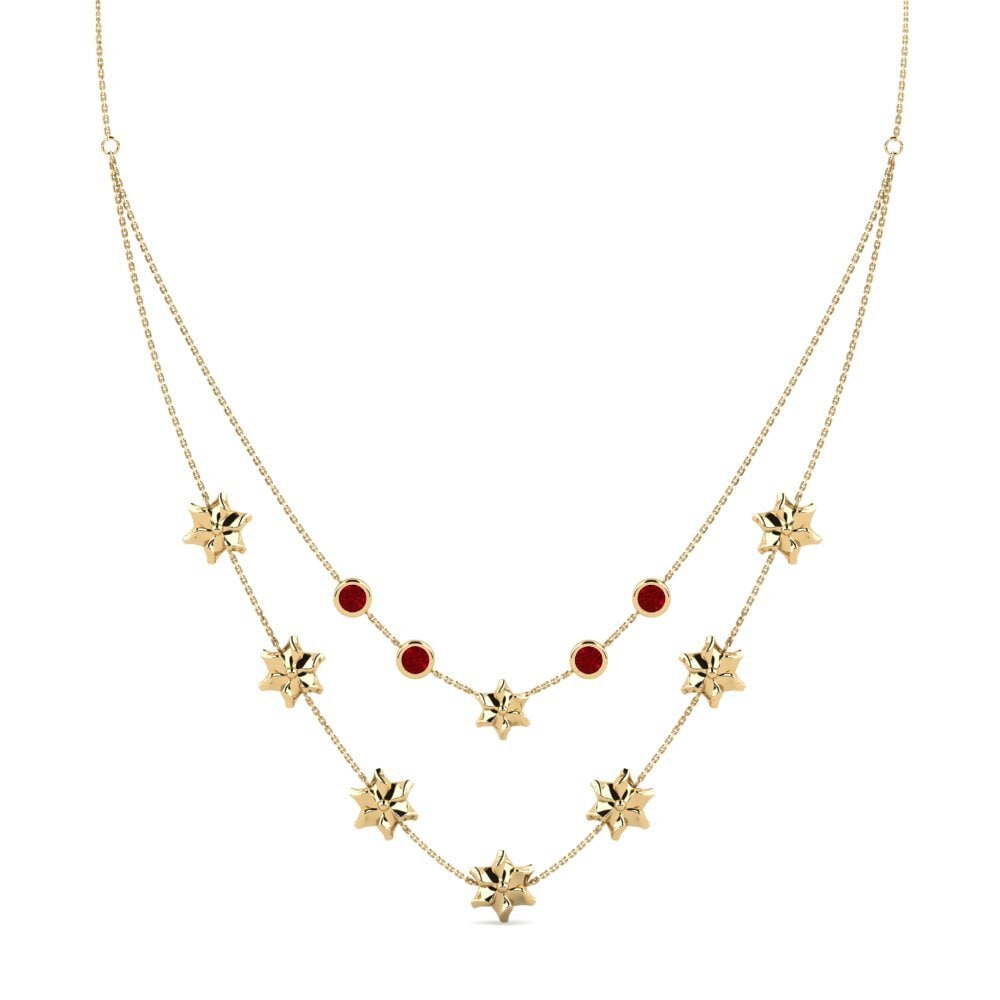 Circonita Roja Collar de Mujer Ealdi