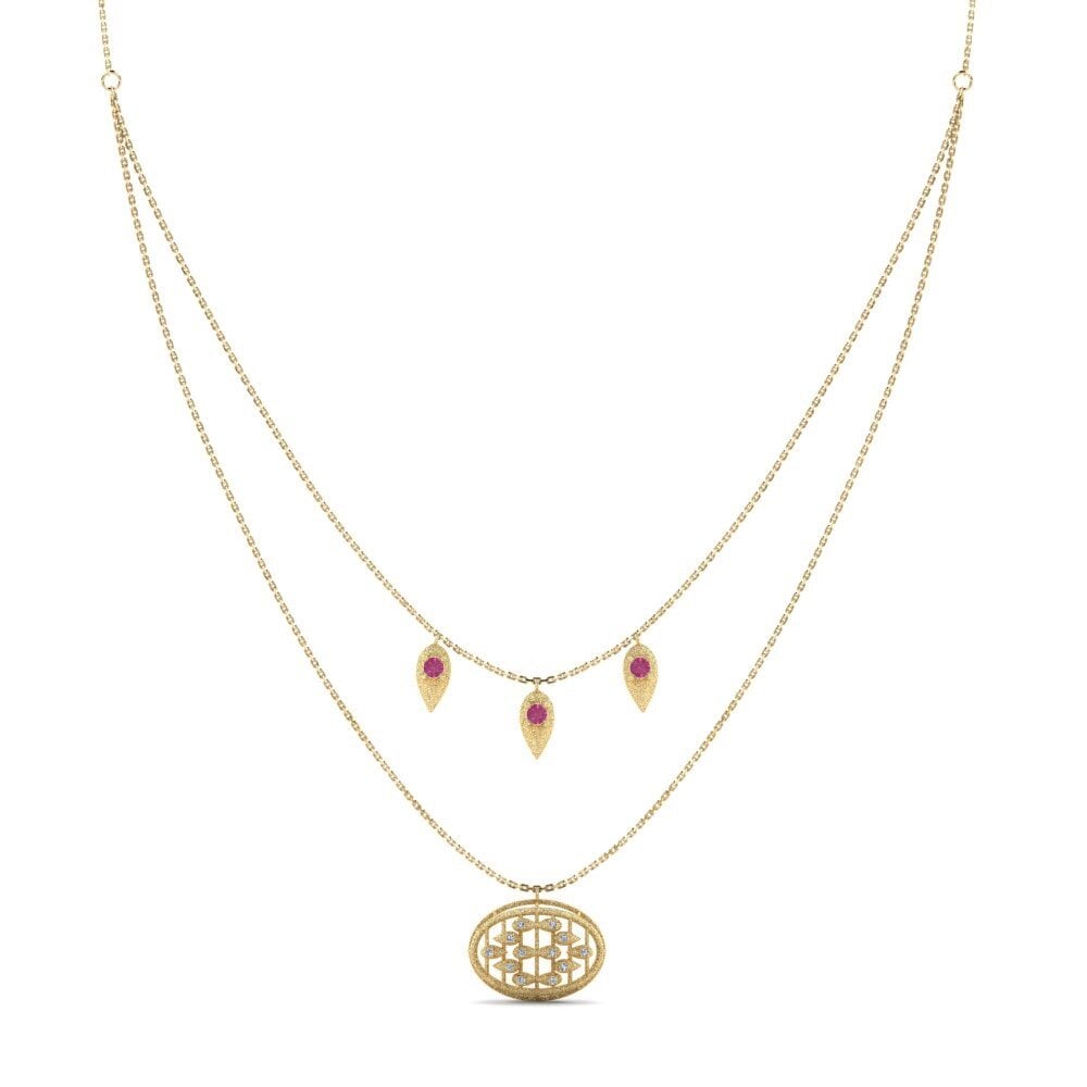 Pink Tourmaline Women's Necklace Ellula