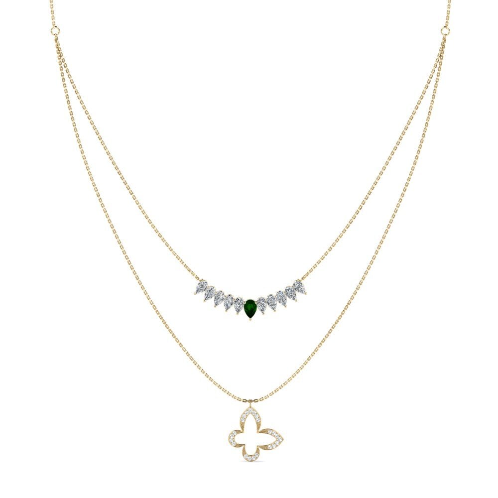 Green Tourmaline Women's Necklace Eoros