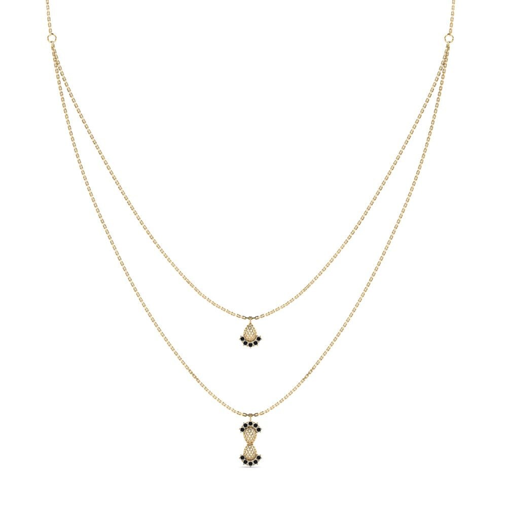 Ónix Negro Collar de Mujer Epst