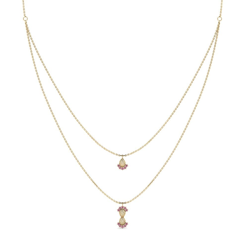 Rhodolite Garnet Women's Necklace Epst