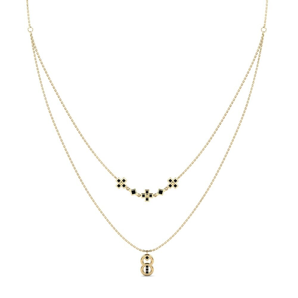 Mixed Black Onyx Necklace Goidinga