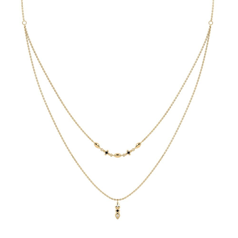 Ónix Negro Collar de Mujer Hirechoa
