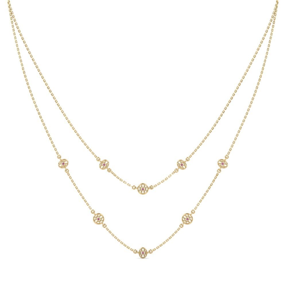 Rhodolite Garnet Women's Necklace Knater