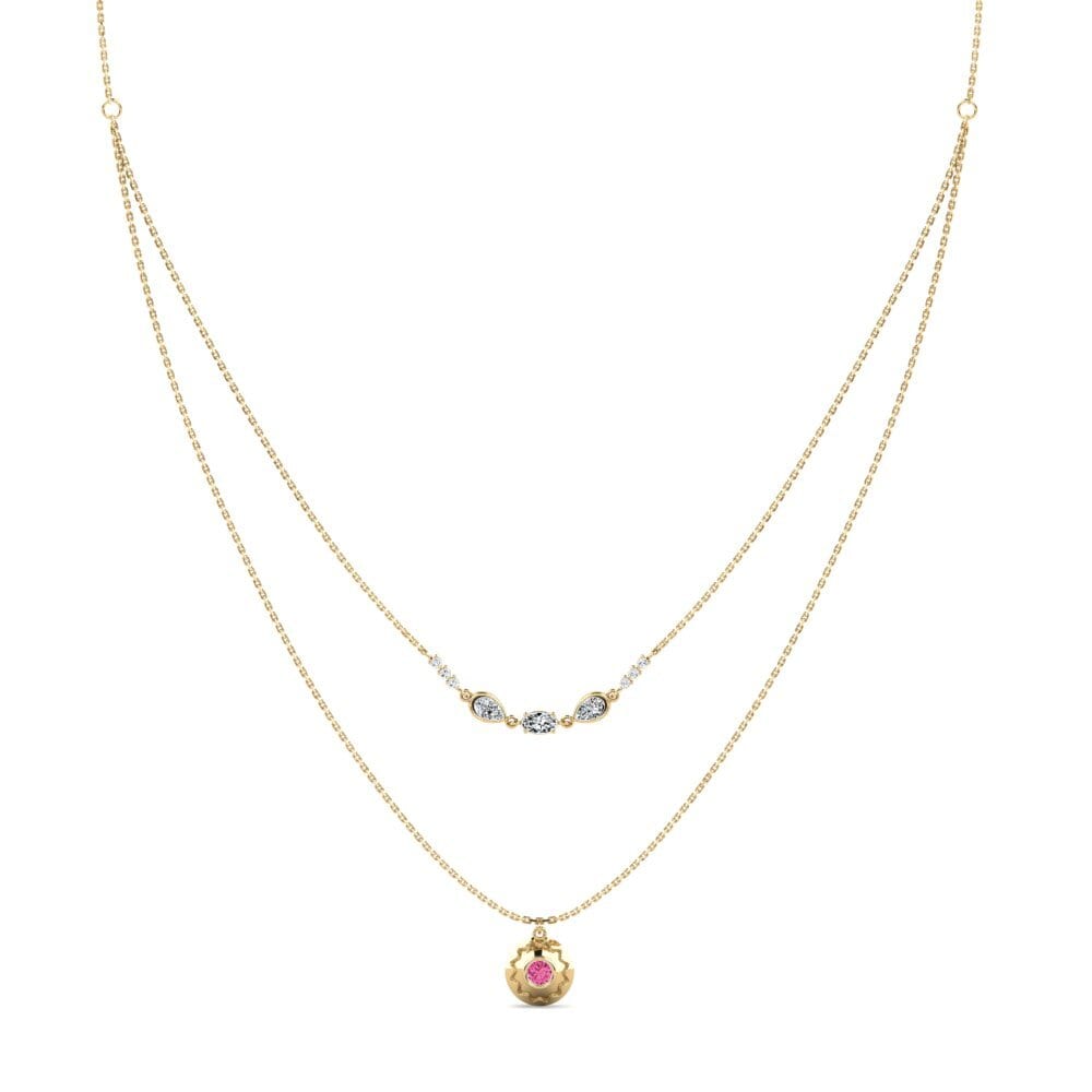 Pink Tourmaline Women's Necklace Limewera