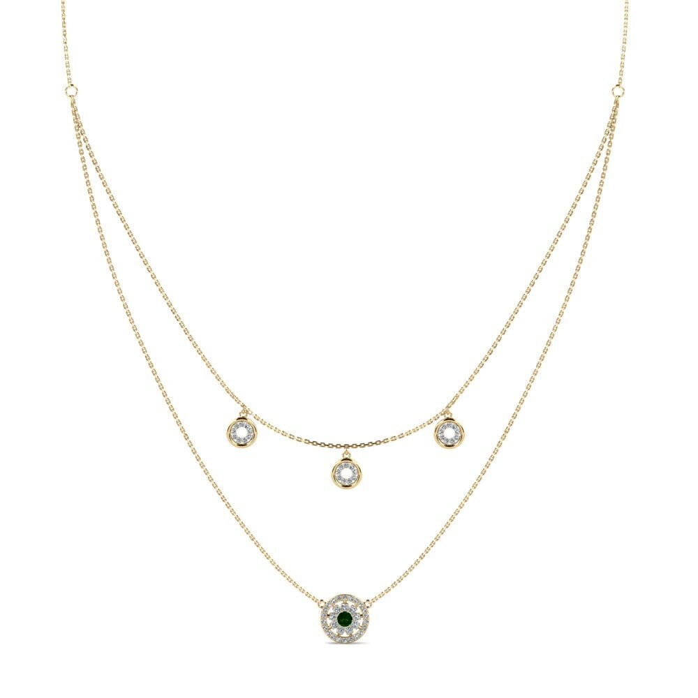 Green Tourmaline Women's Necklace Luno