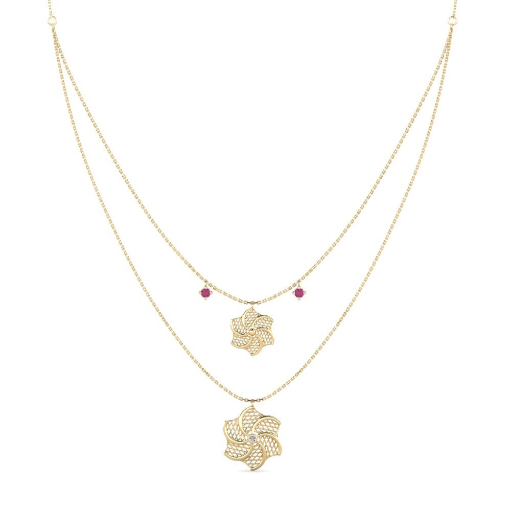 Pink Tourmaline Women's Necklace Meckin
