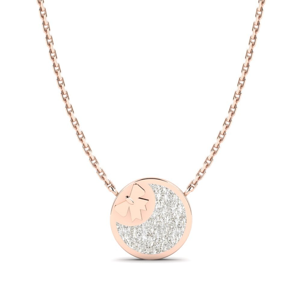 14ct Rose Gold Kid's Necklace Agreyab