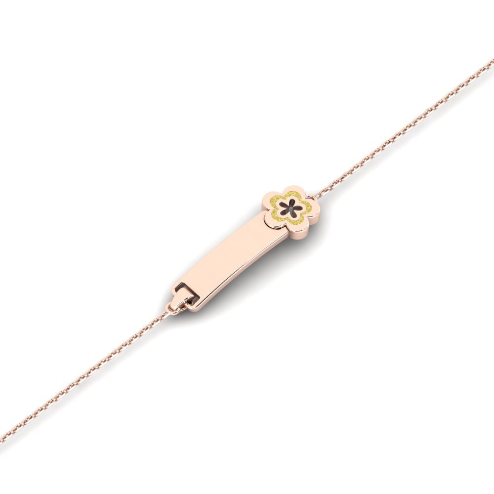 14ct Rose Gold Kid's Bracelet Awareness