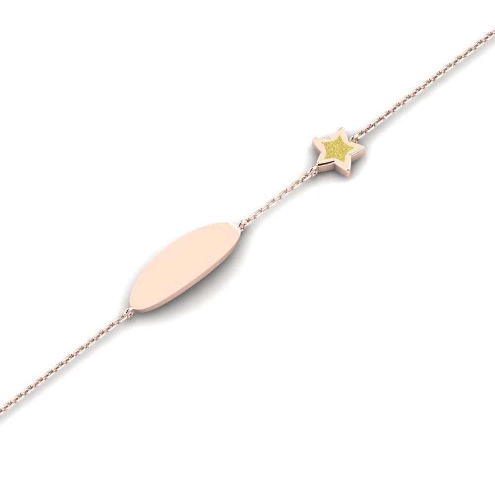 14ct Rose Gold Kid's Bracelet Clausee