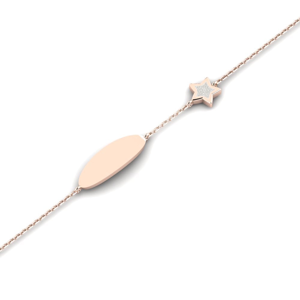14ct Rose Gold Kid's Bracelet Clausee