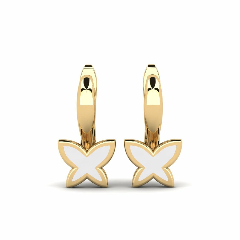 9k Yellow Gold Kid's Earring Dokmai