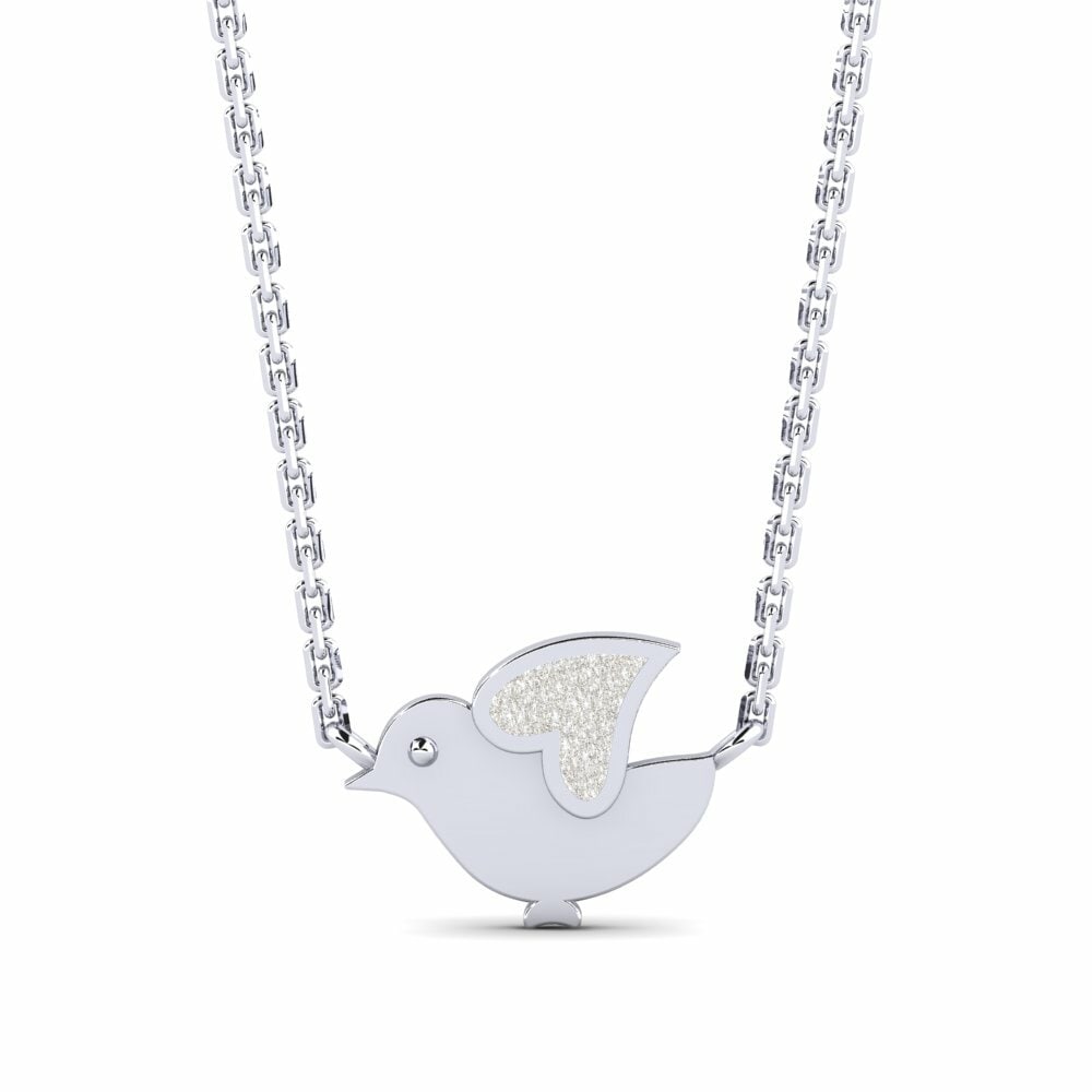 18k White Gold Kid's Necklace Enforceable