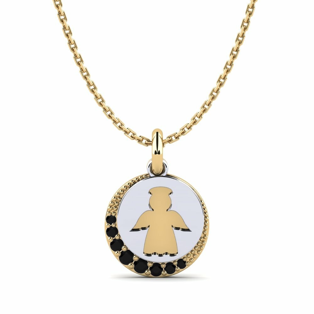 Pendentif pour enfant Environmentally Onyx Noir