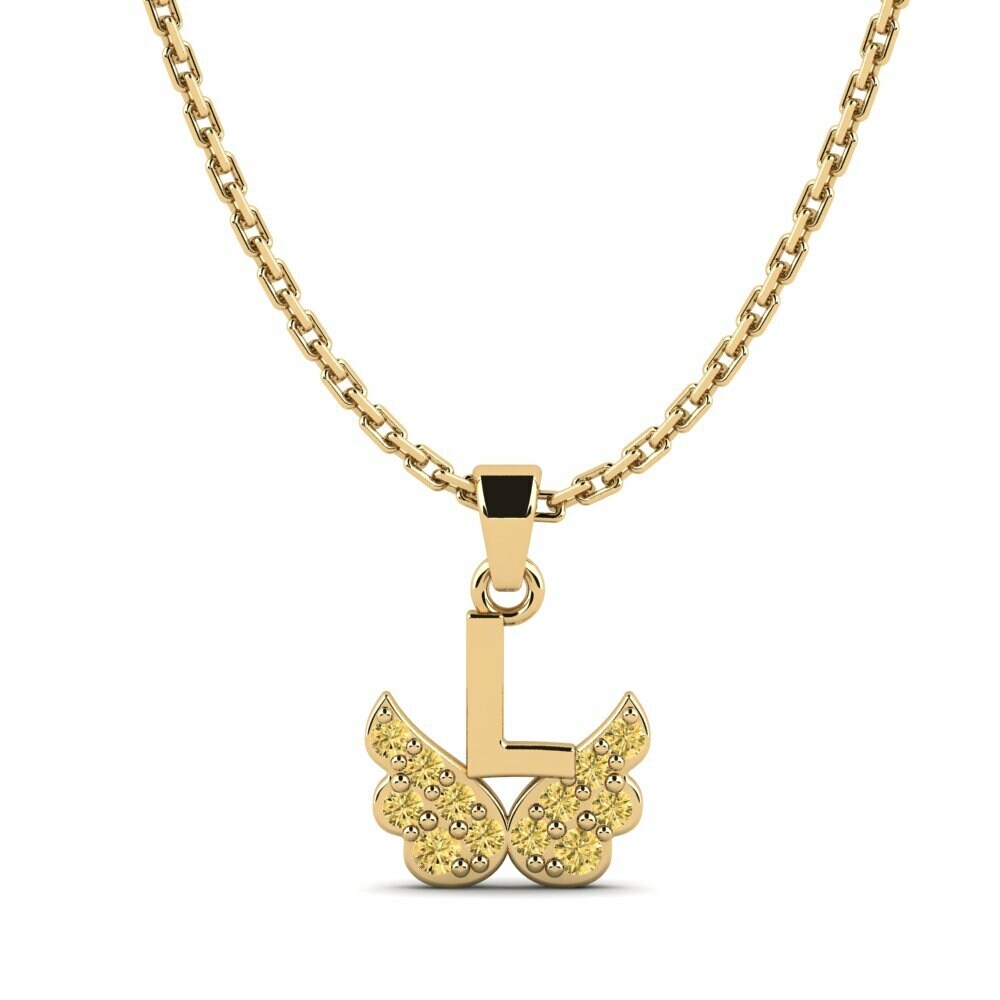 Yellow Diamond Kid's Pendant Establish - L