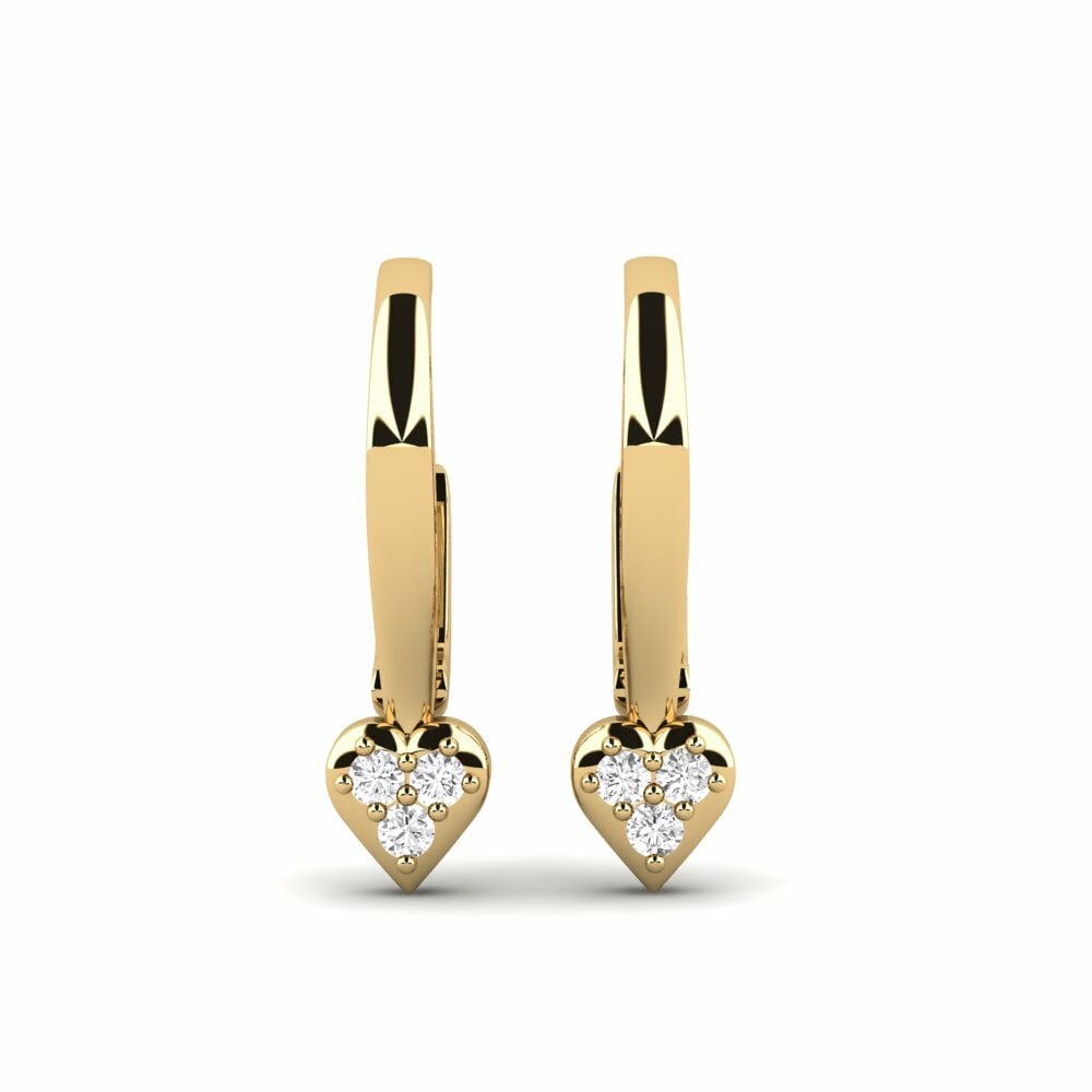 White sapphire Kid's Earring Huahvi