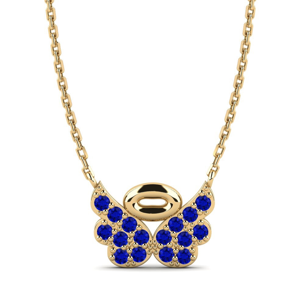 Sapphire Kids Necklace Imprecisely