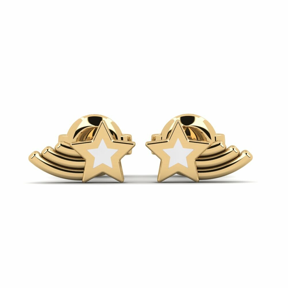 9k Yellow Gold Kid's Earring Indabyo