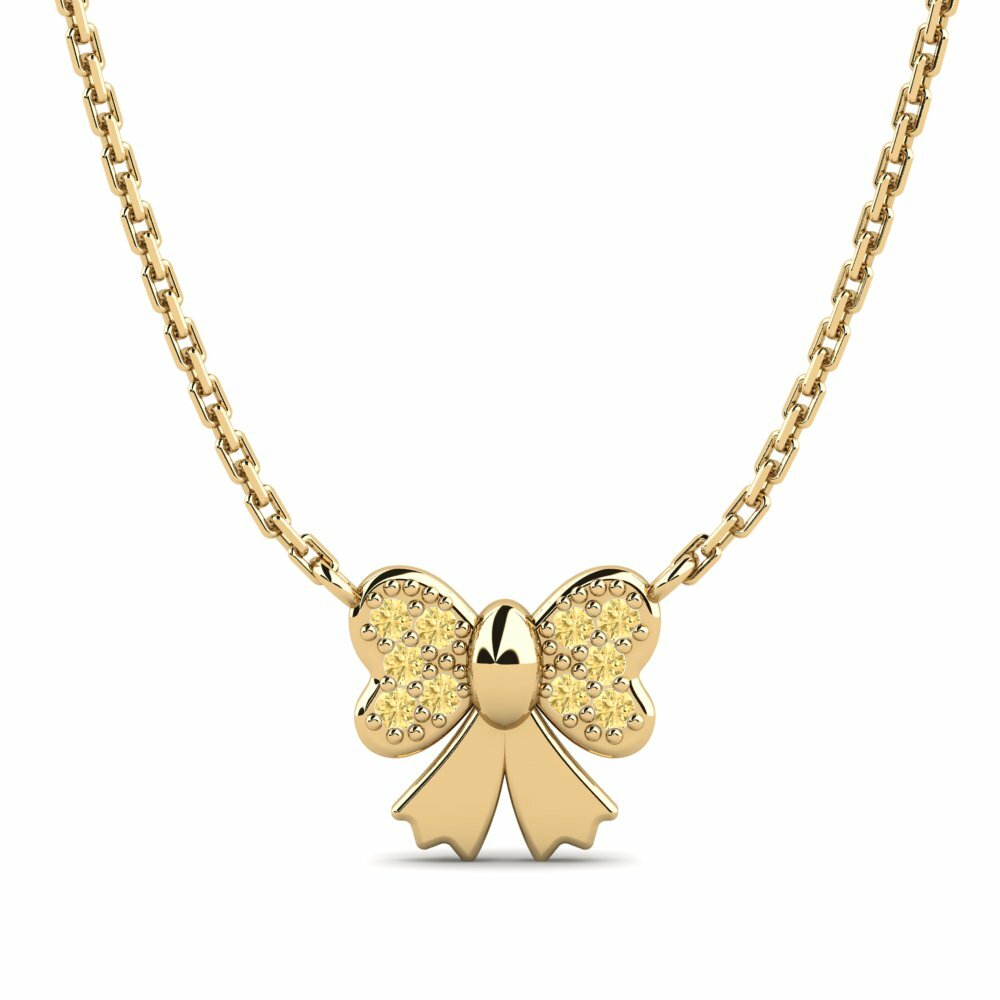 Collier pour enfant Liberation Diamant Jaune