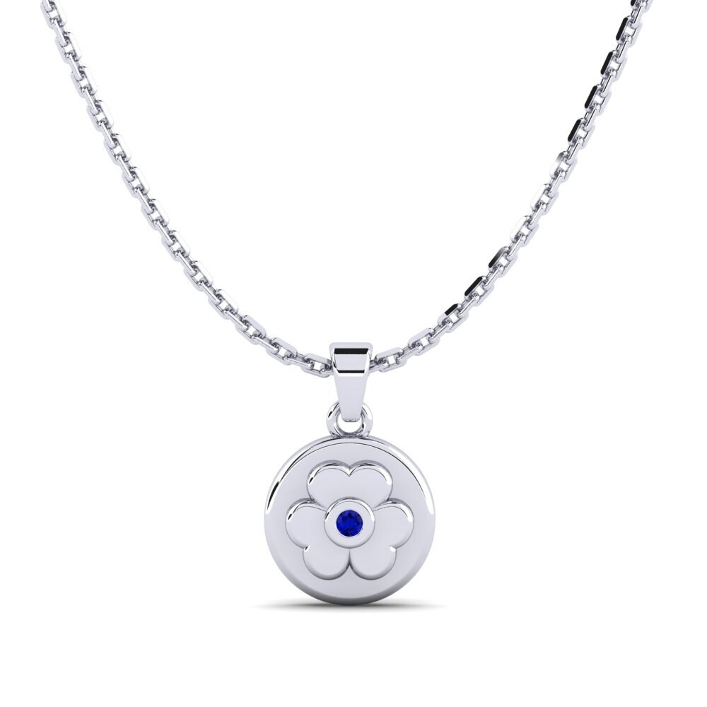 Plata 925 Zafiro Colgante para Niño Napau