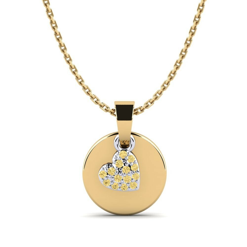 Yellow Diamond Pendant Parella Daughter