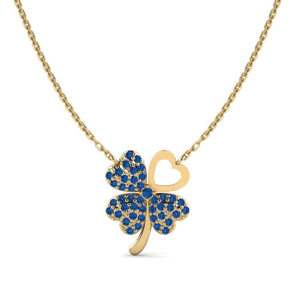 Circonita Azul Oscuro Collar de Mujer Sinloe Mother