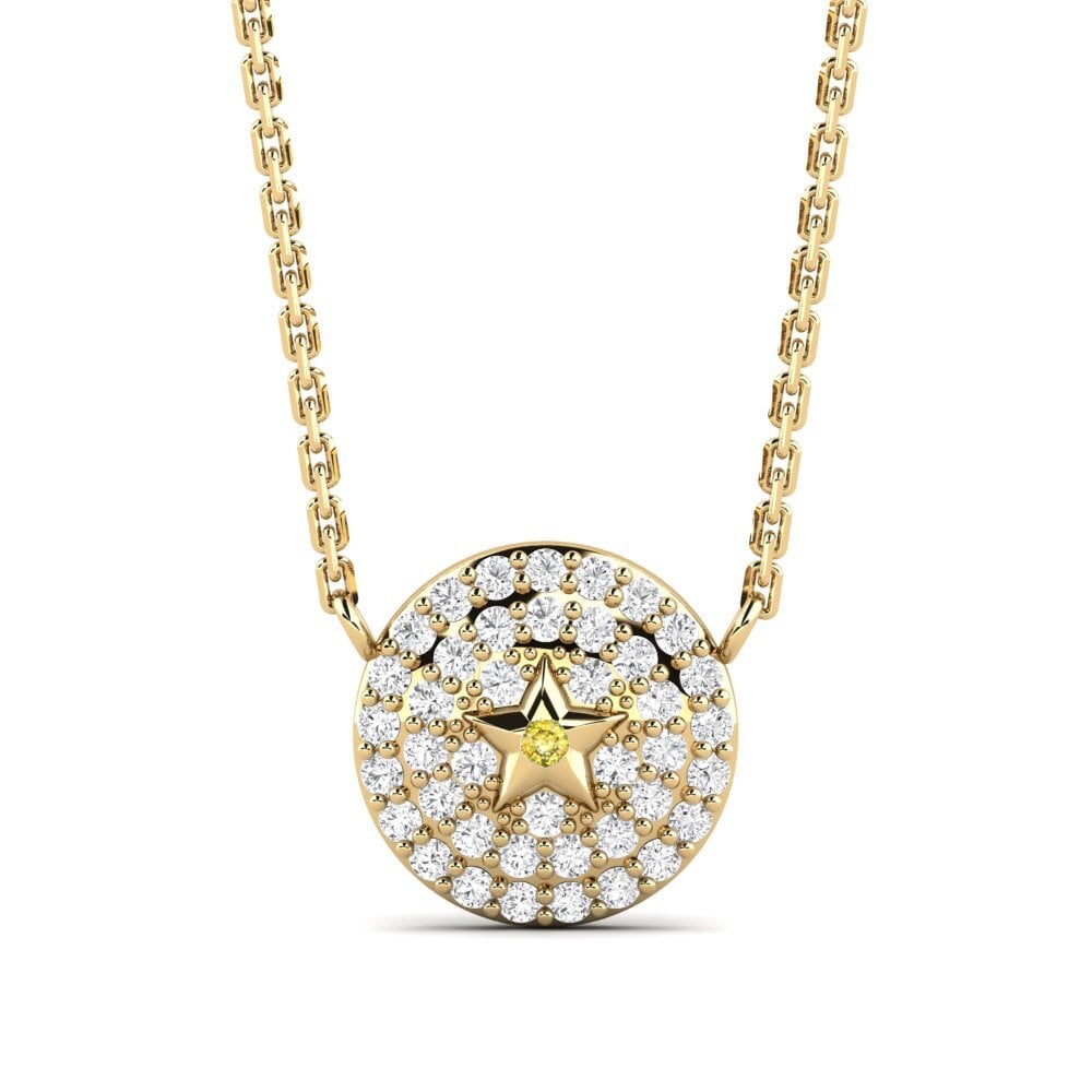 Yellow Sapphire Necklace Zaufanie Daughter