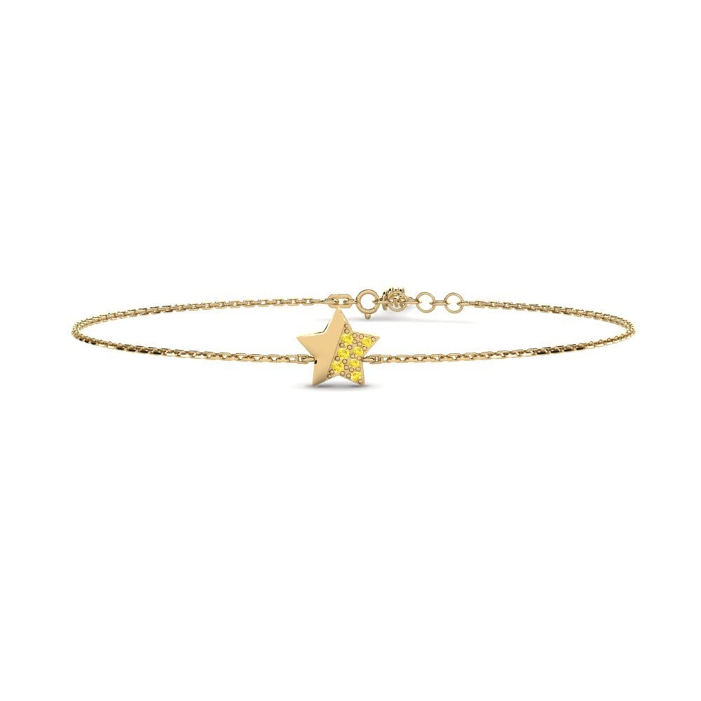Yellow Sapphire Women's Bracelet Adenium Mother