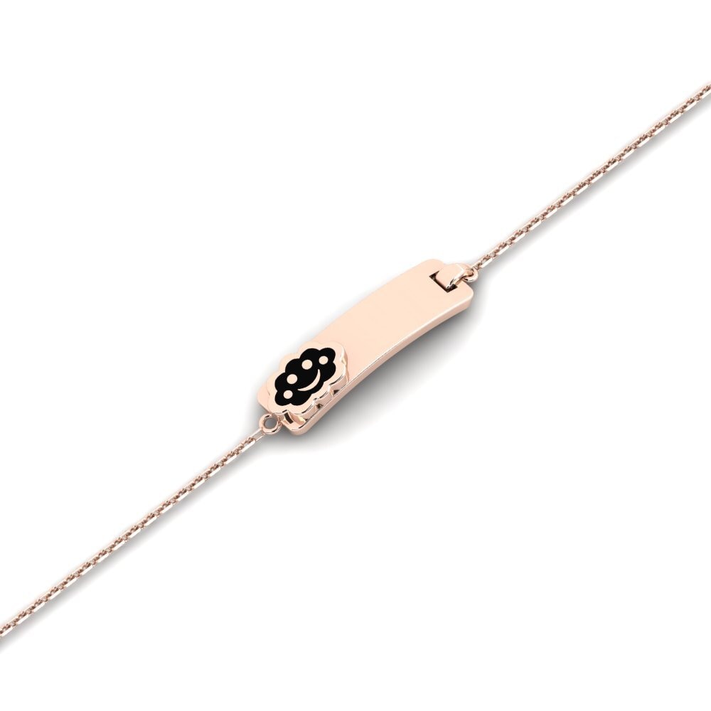 9k Oro Rosa Pulsera para Niño Bariaa