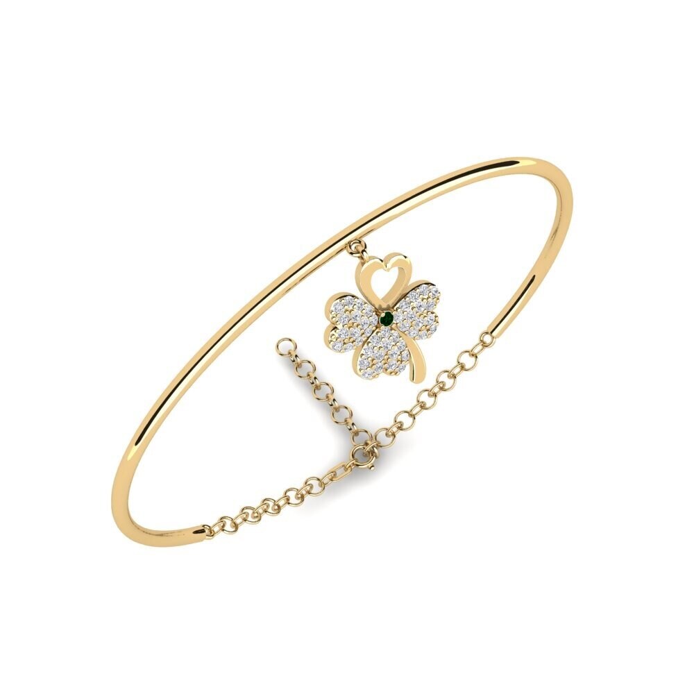 Green Zirconia Women's Bangle Chidaliro Mother