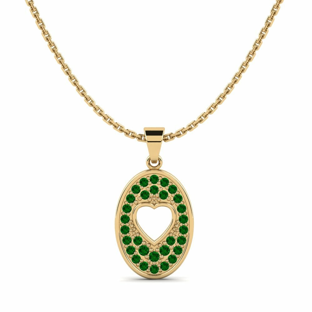 Green Zirconia Women's Pendant Cosmopink Mother