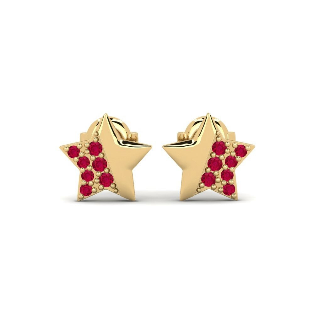 Ruby Women's Earring Crassula Mother