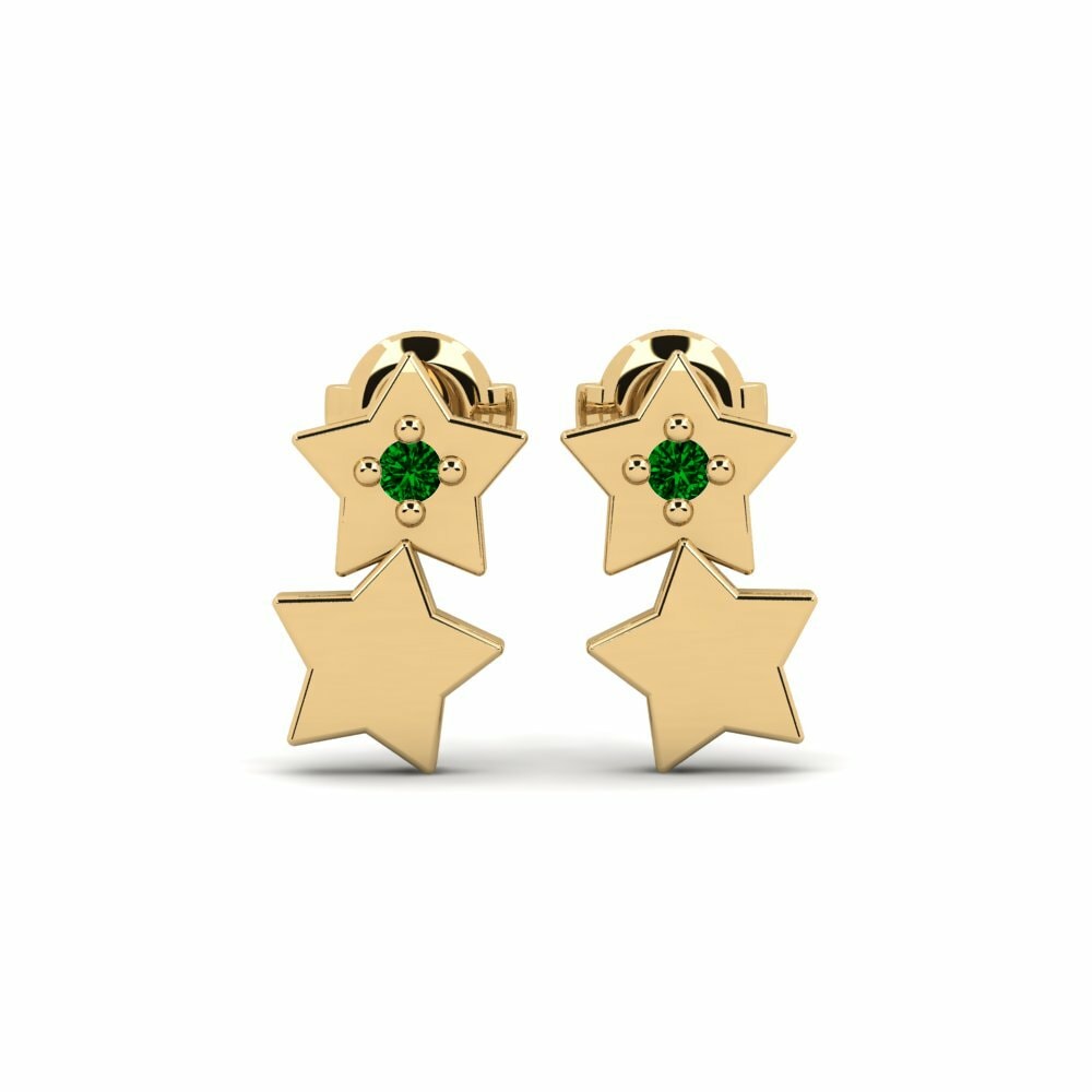 Green Zirconia Women's Earring Daisyda Mother