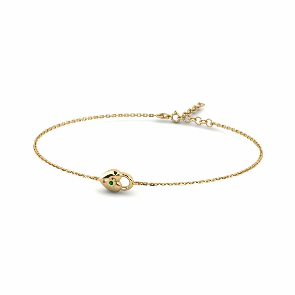 Green Zirconia Women's Bracelet Encyclia Mother