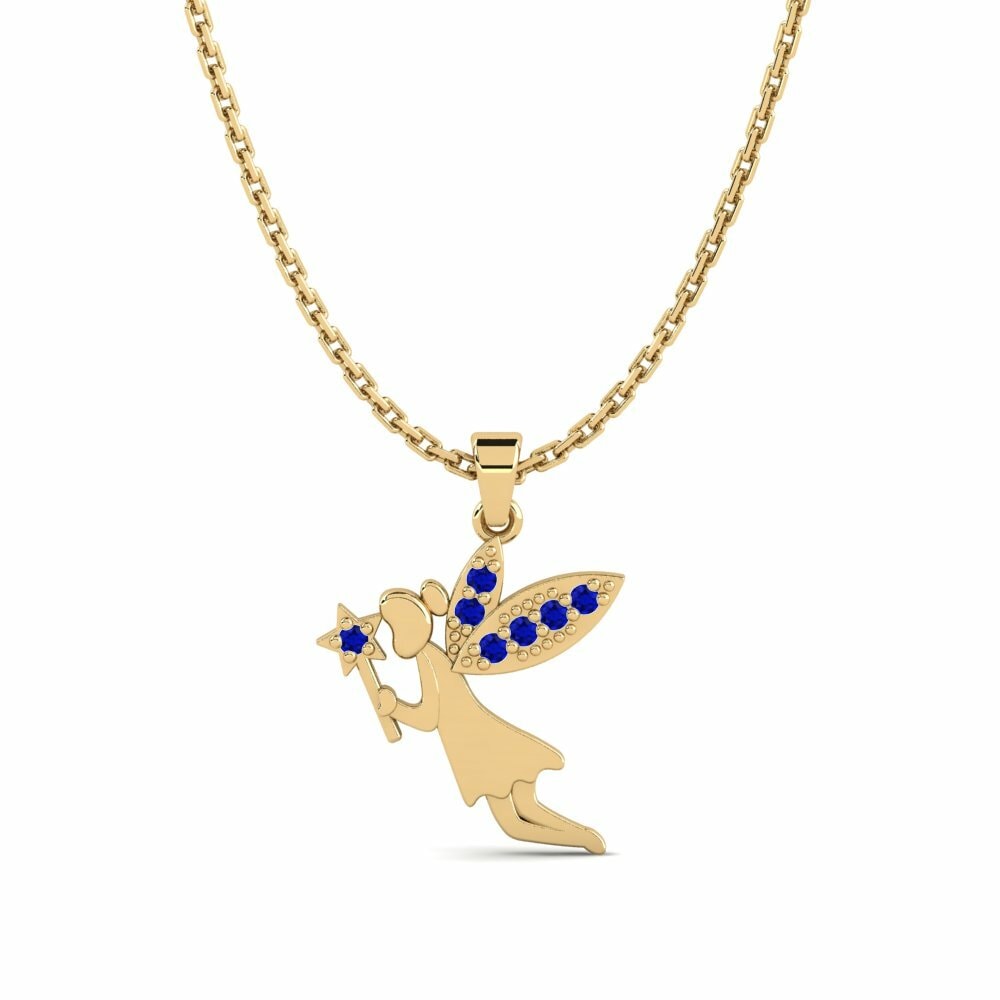 Sapphire Kid's Pendant Establishment