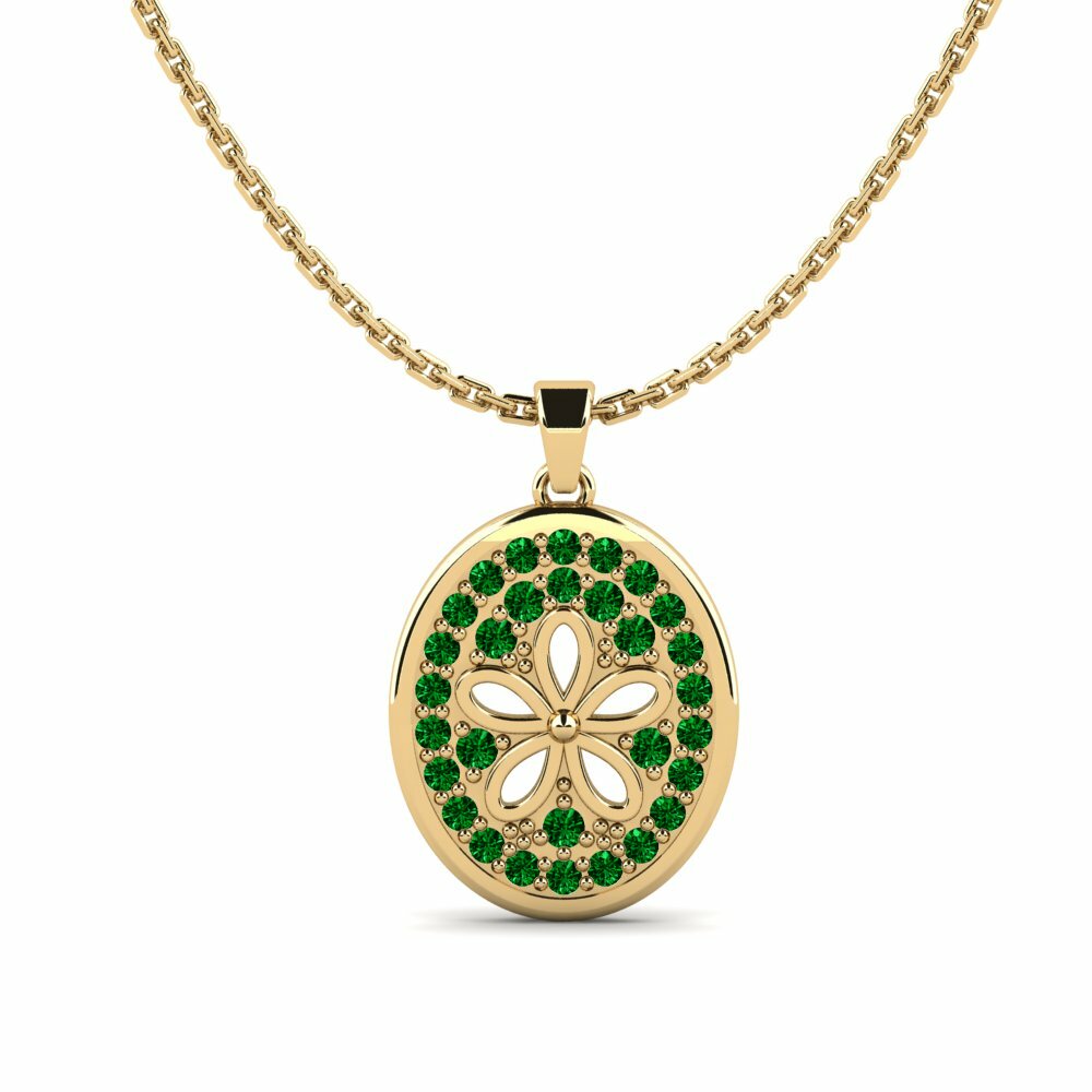 Green Zirconia Women's Pendant Farxad Mother
