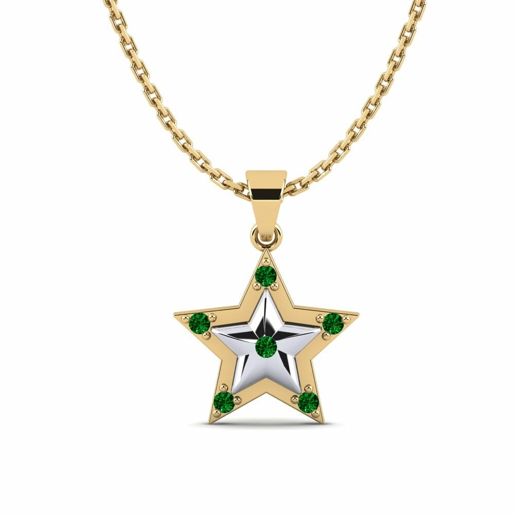 Green Zirconia Women's Pendant Gippeum Mother