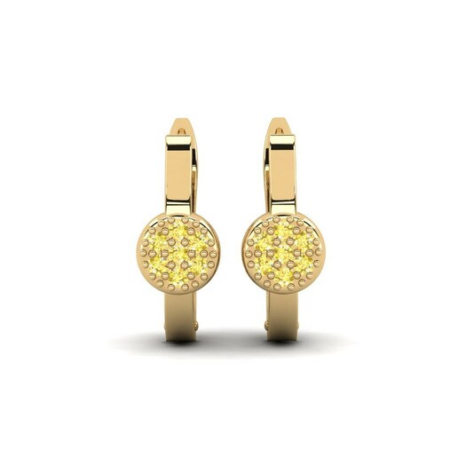 Earring Gwyrth Daughter 585 Yellow Gold & Yellow Sapphire