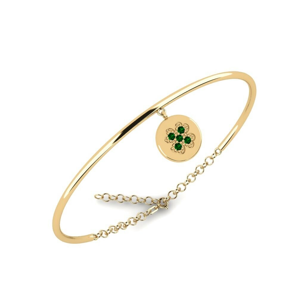 Green Zirconia Women's Bangle Ishonch Mother