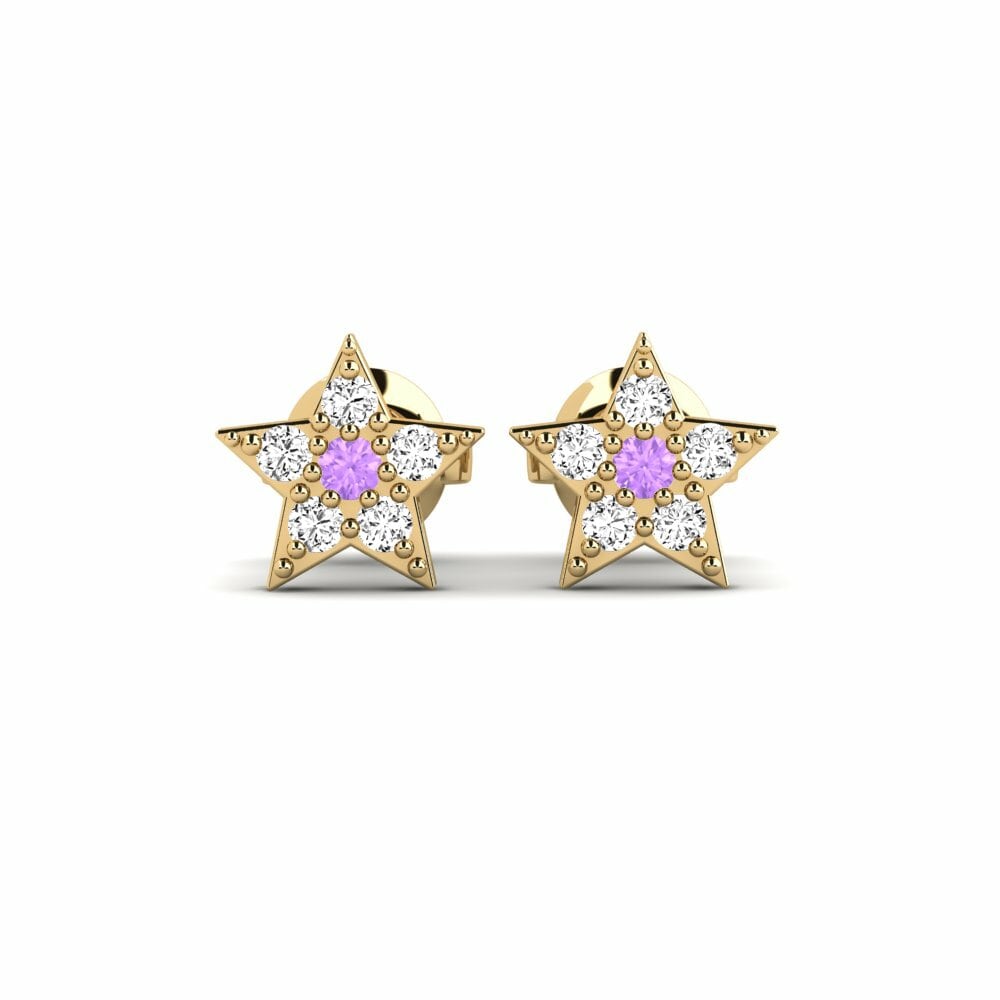 Amatista Pendientes Jishin Daughter