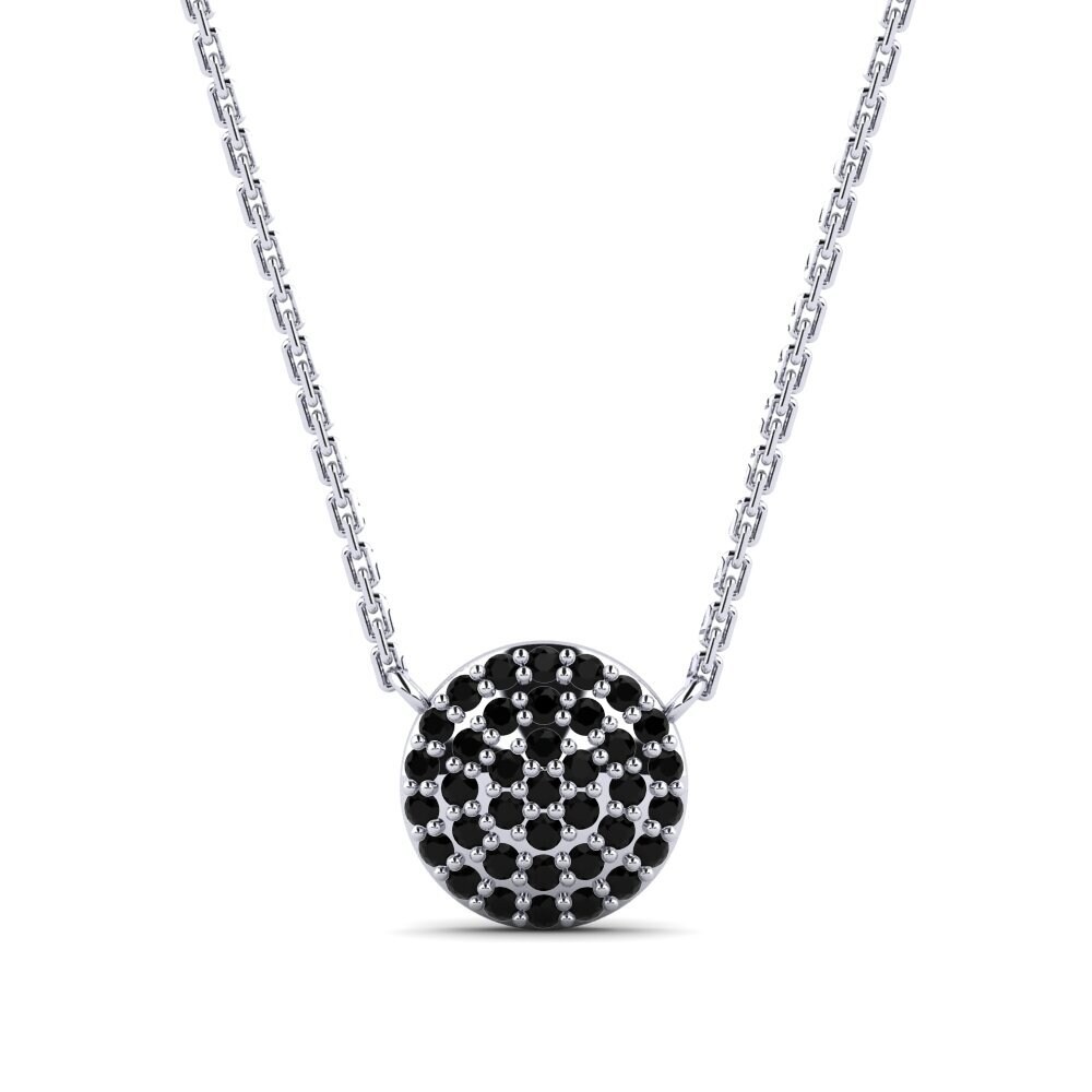 Platino 950 Ónix Negro Collar Kalsooni Daughter