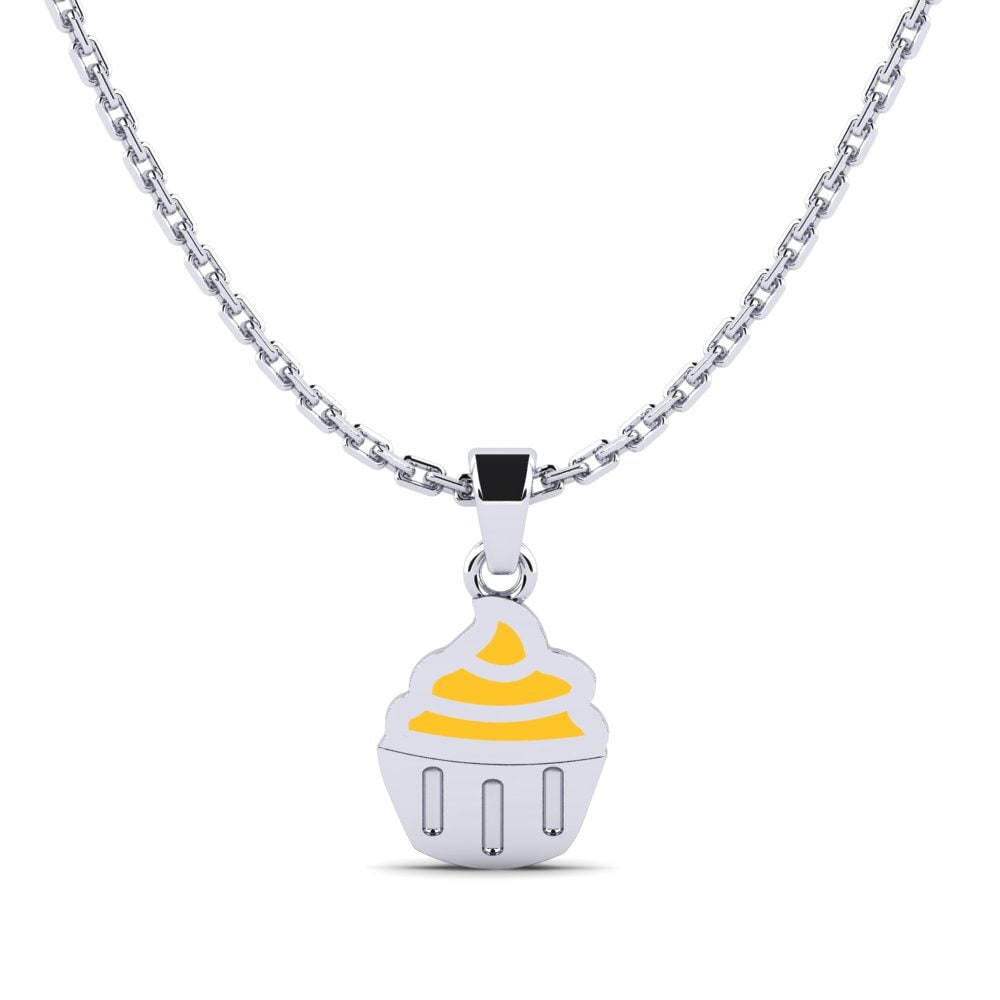 14ct White Gold Kid's Pendant Lyalenu