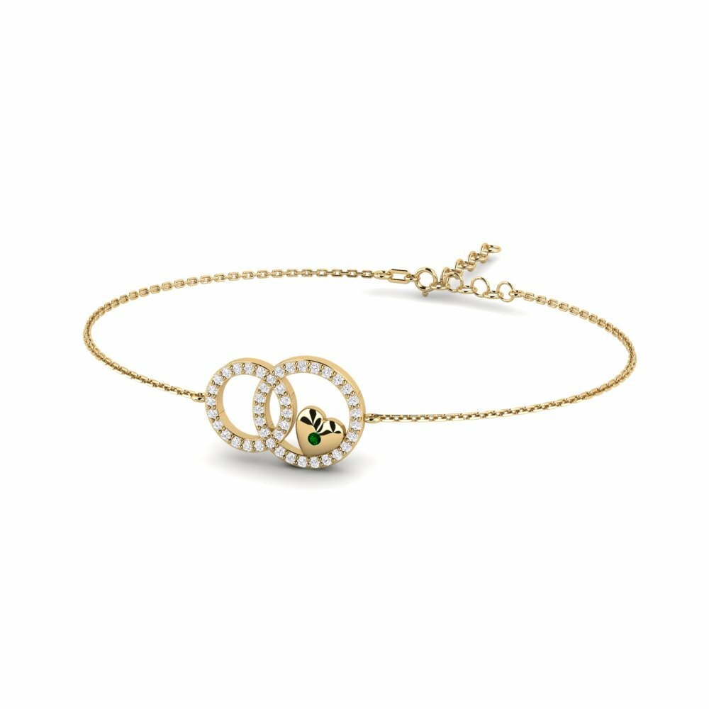 Green Zirconia Women's Bracelet Sapnot Mother