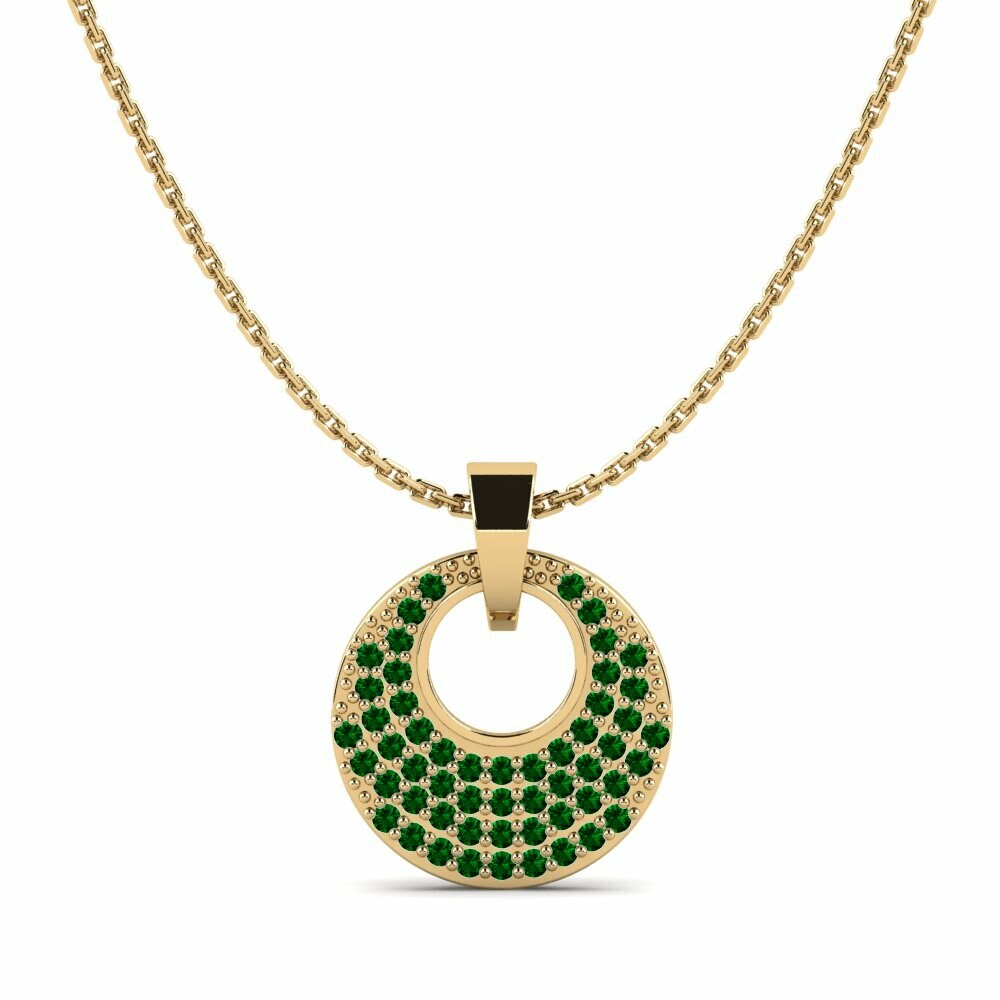 Green Zirconia Women's Pendant Satuta Mother