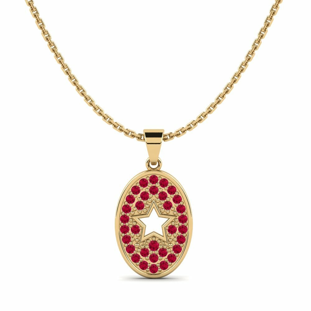 Ruby Women's Pendant Senecio Mother