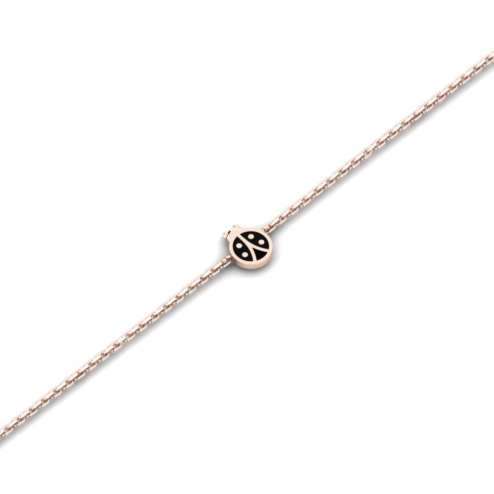 9k Oro Rosa Pulsera para Niño Talqampaz