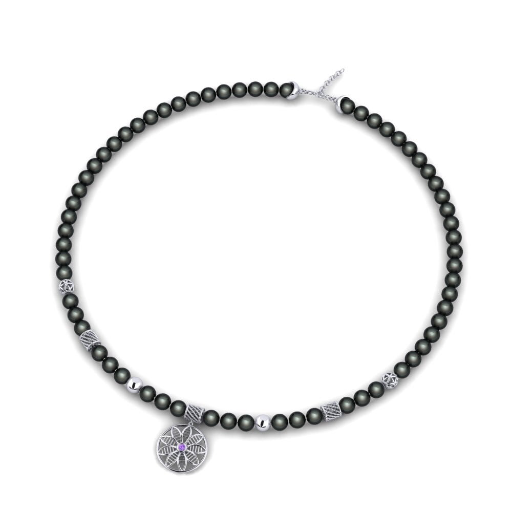 Amethyst Women's Necklace Amphynom