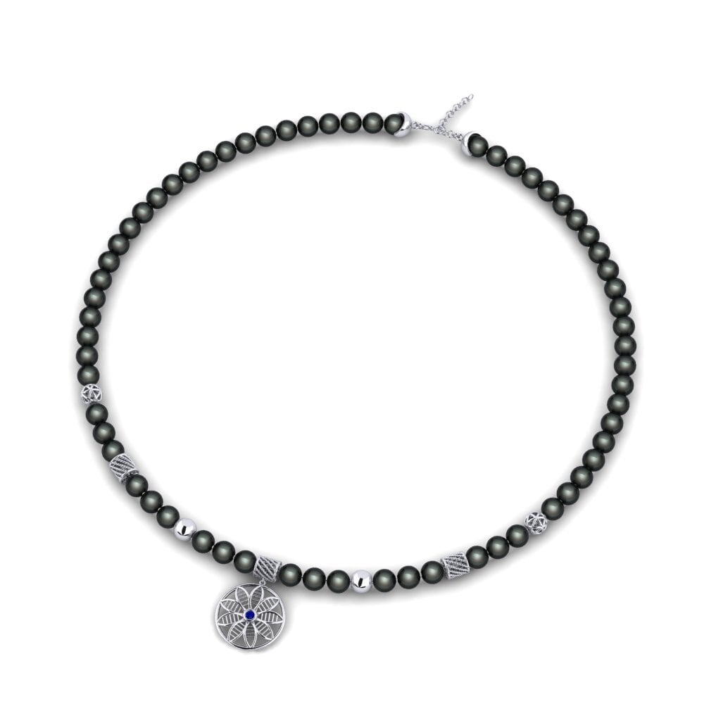 Sapphire Women's Necklace Amphynom