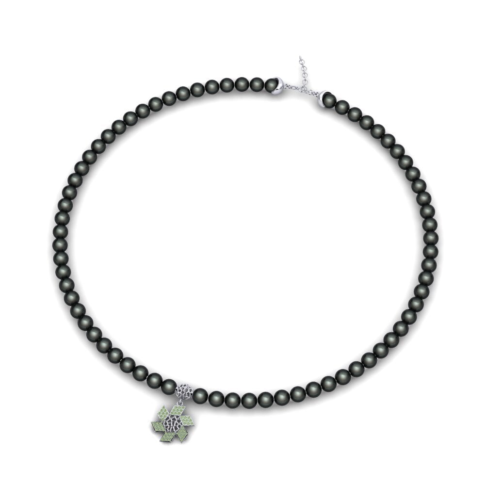 Green Diamond Women's Necklace Apact